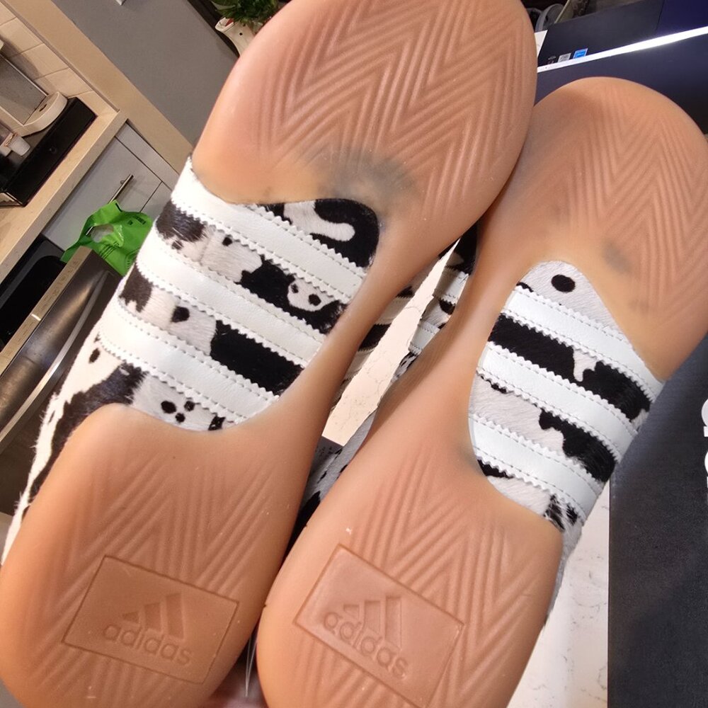Adidas Taekwondo Mei 'Cow Print' JS0297 Mens Size 10 RARE HTF SNEAKER W 11 NEW - Picture 8 of 14